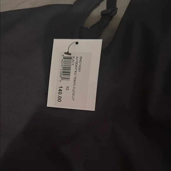 Sleek Black One-Shoulder One Piece Bodysuit - Picture 4 of 4